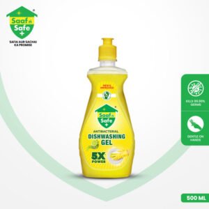 SaafNSafe Anti-Bacterial Dishwashing Liquid – 500ml