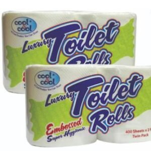 Cool & Cool Toilet White Roll 400’s