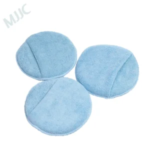 MJJC Premium Microfiber Wax Pads 3-Pack – Blue