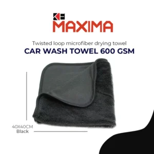 MAXIMA 600GSM Twisted Loop Microfiber Towel 40x40cm