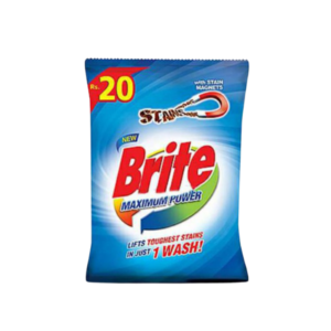 Brite Maximum Detergent Washing Powder 40Gm