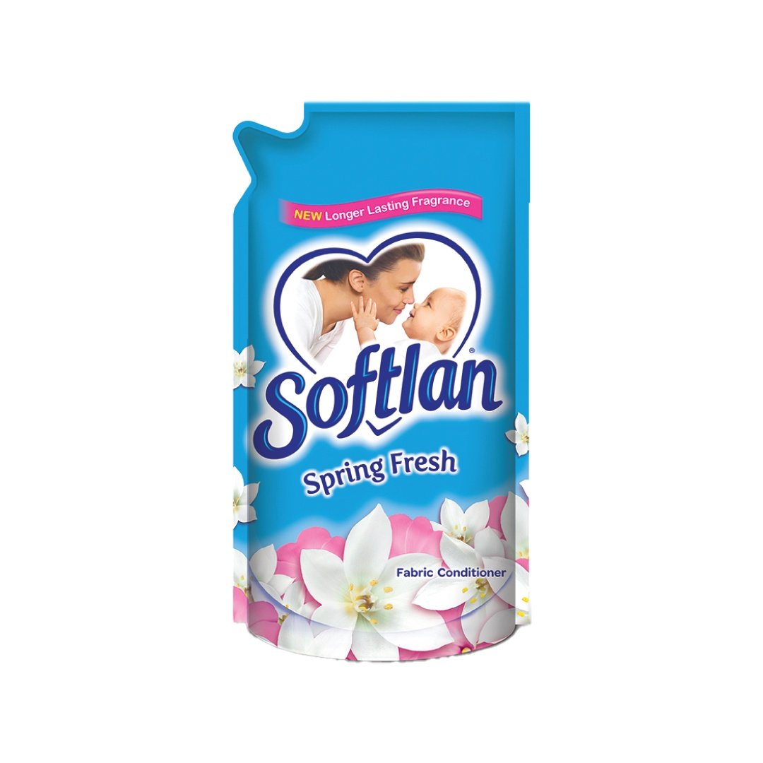 Softlan Spring Fresh Fabric Conditioner Pouch 425 ml