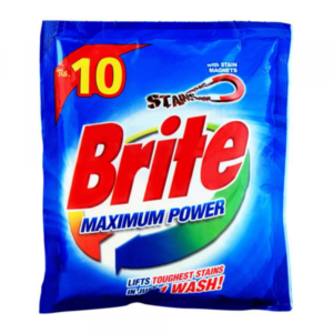 Brite Maximum Detergent Washing Powder 22Gm