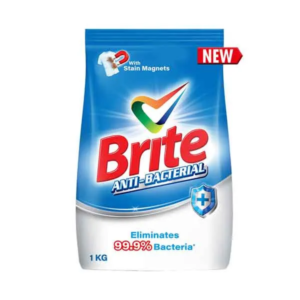 Brite Antibacterial Detergent Washing Powder 1Kg