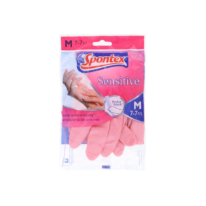 Spontex Sensitive Flexible Gloves 2s Medium Pink