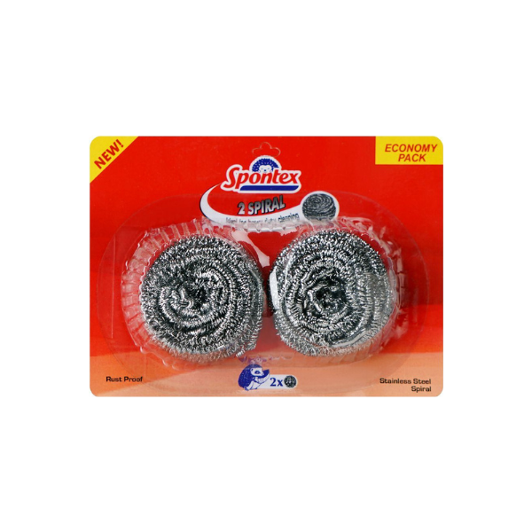 Spontex Spiral Blister Pack of 2